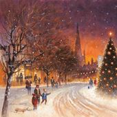 All Was Dark - Personalised Christmas Card