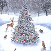 Woodland Wildlife - Personalised Christmas Card