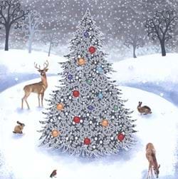 Woodland Wildlife - Personalised Christmas Card
