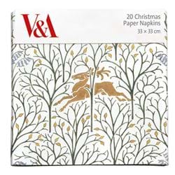 Deer in the Forest Christmas Napkins