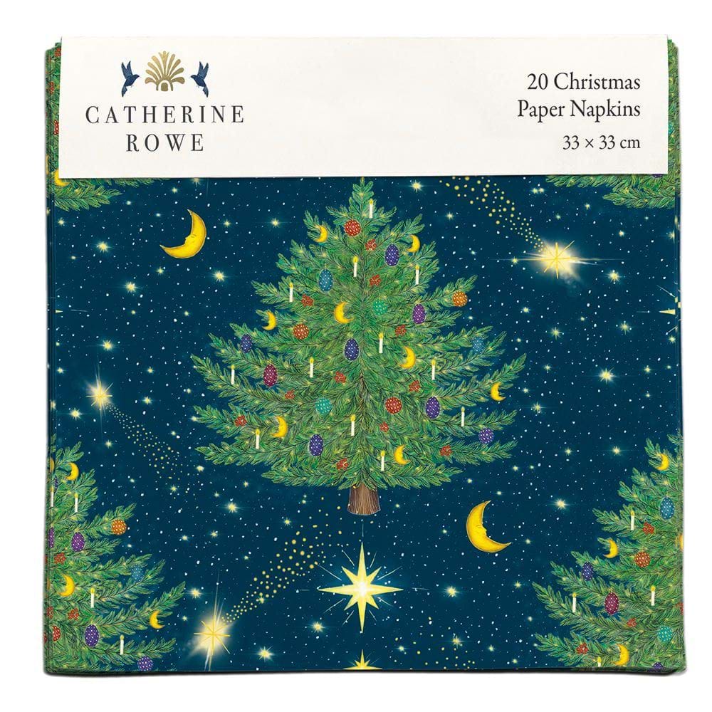 Celestial Tree Christmas Napkins