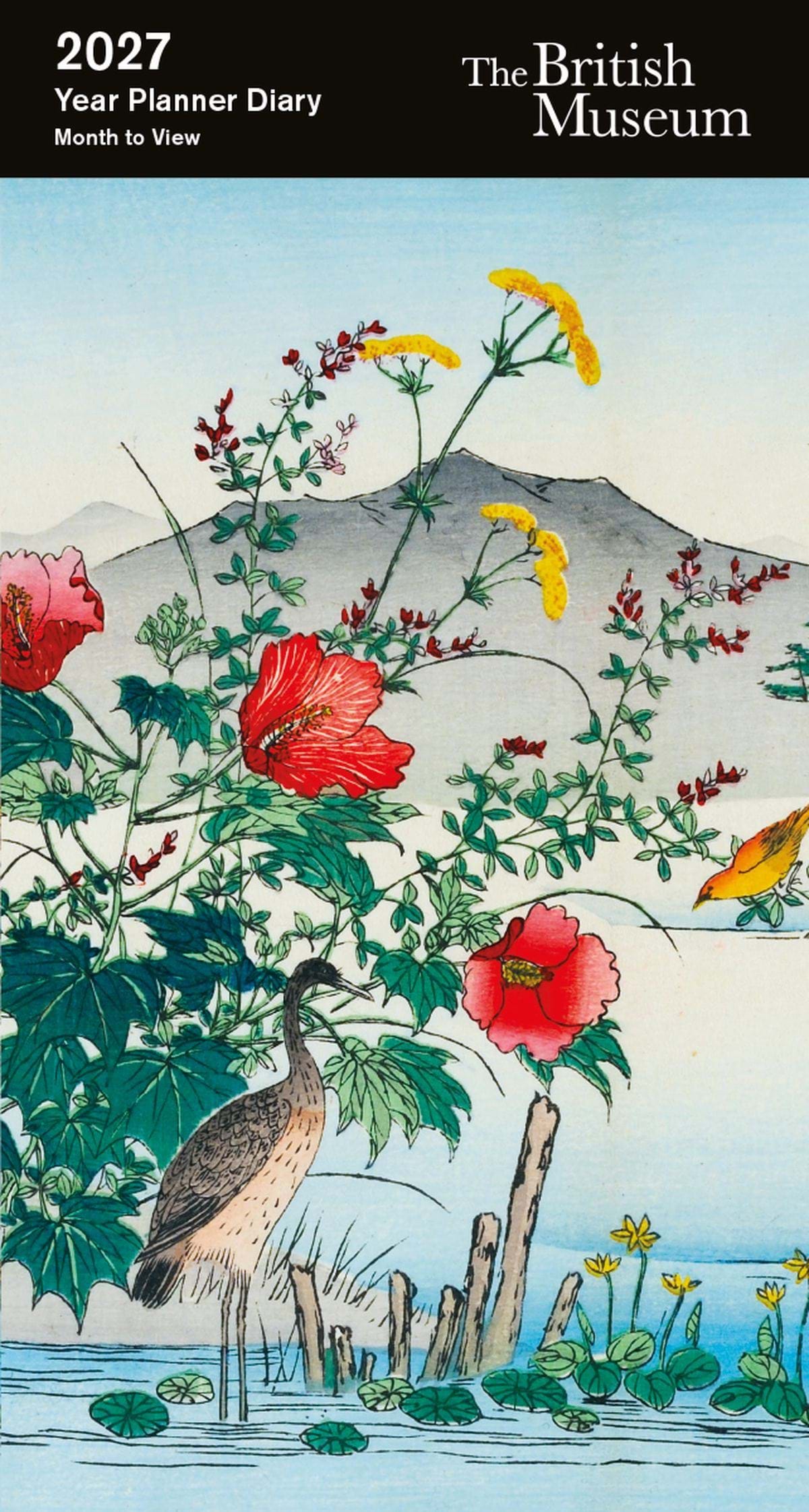 Camellias Plum Blossom And Cranes 2027 Year Planner Diary