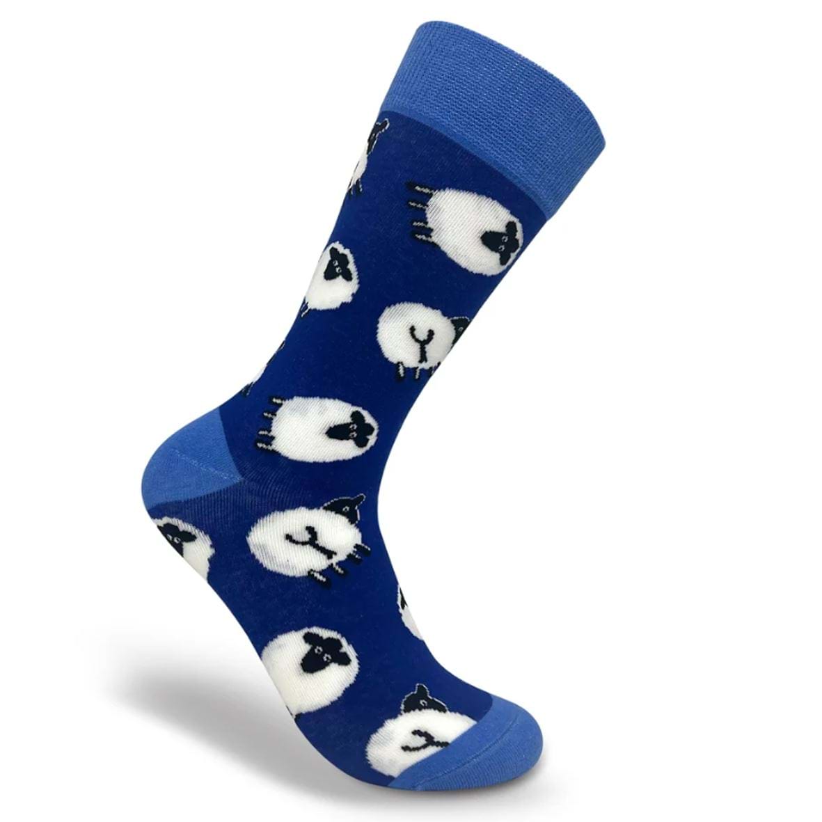 Blue Sheep Socks