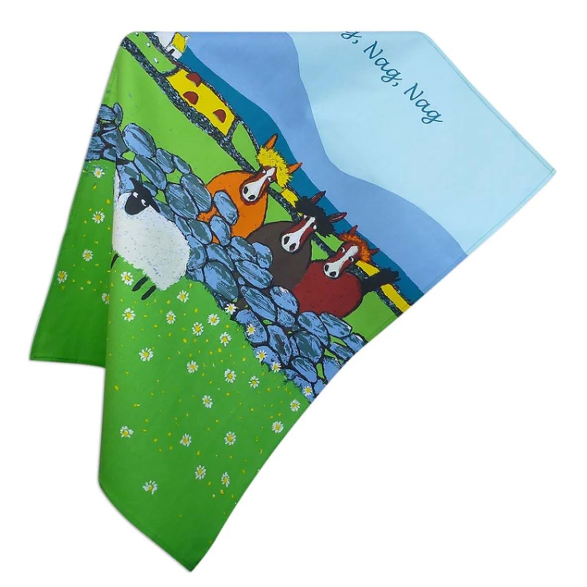 Nag, Nag, Nag Tea Towel