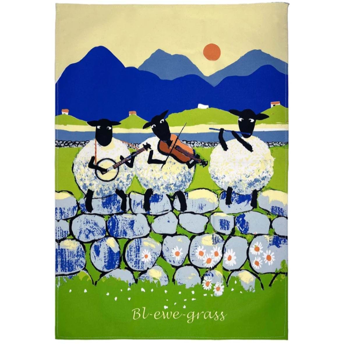 Bl-ewe-grass Tea Towel