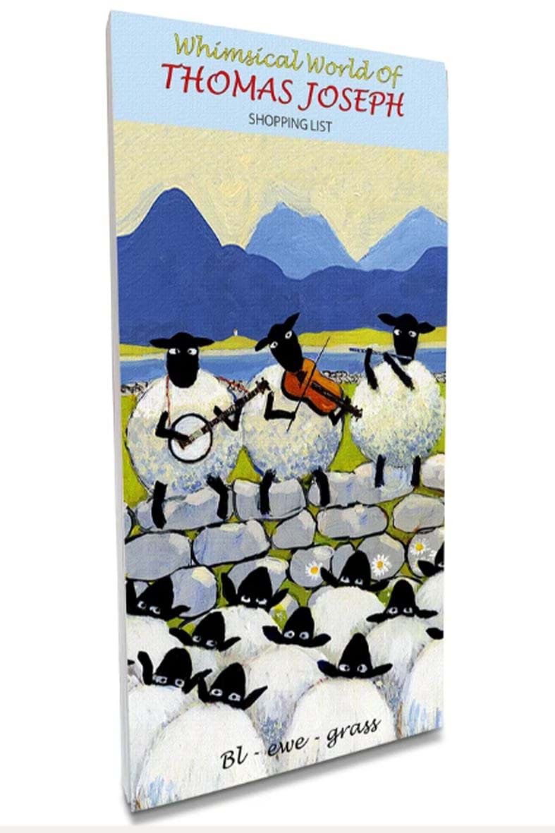 Bl-ewe-grass Magnetic Notepad