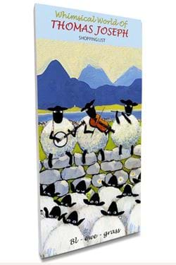 Bl-ewe-grass Magnetic Notepad