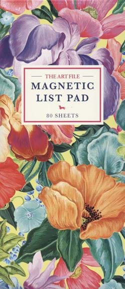 Flowers Magnetic List Pad