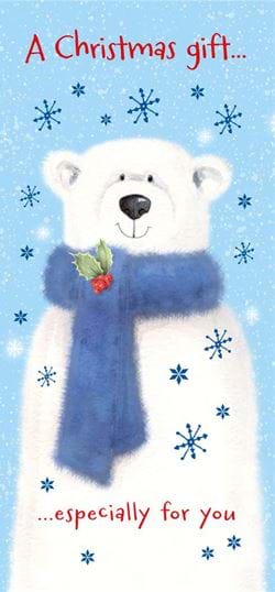 Polar Bear Christmas Money Wallet