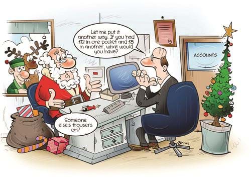 Wrong Trousers - Personalised Christmas Card