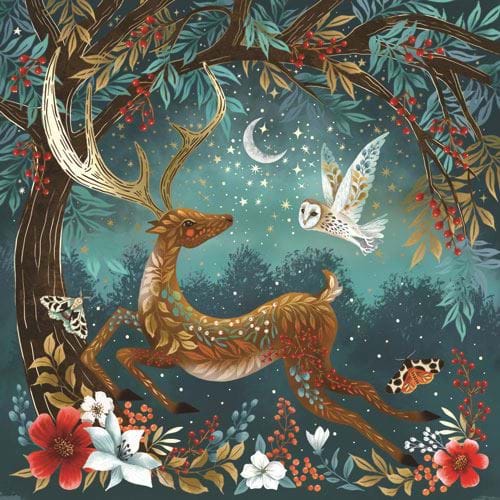 A Whimsical Night - Personalised Christmas Card