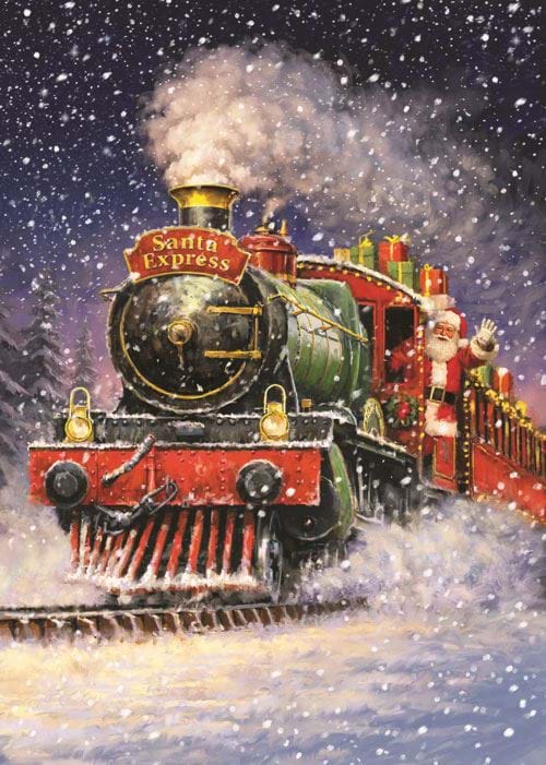 All Aboard for Christmas - Personalised Christmas Card