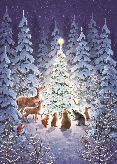 All is Bright - Personalised Christmas Card
