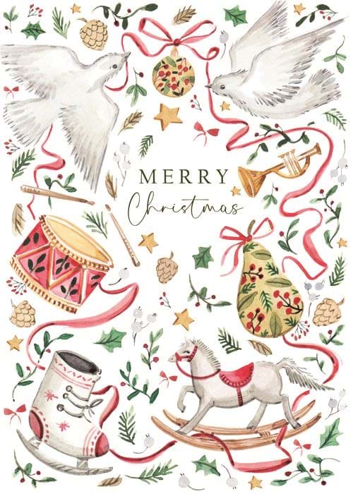 Festive Illustration - Personalised Christmas Card