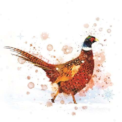 Frost and Feathers - Personalised Christmas Card