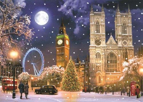 London Montage - Personalised Christmas Card