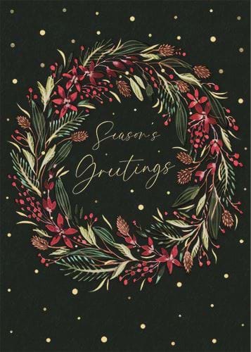 Season's Greetings - Personalised Christmas Card
