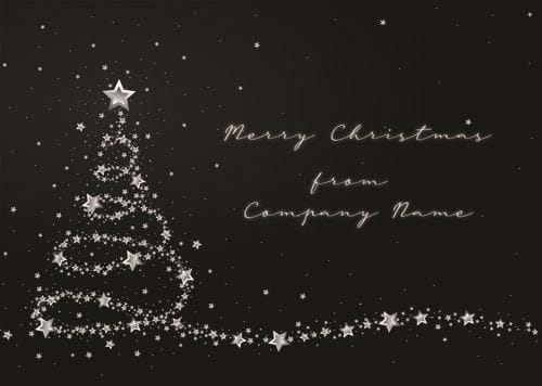 Tree of Stars - Front Personalised Christmas Card
