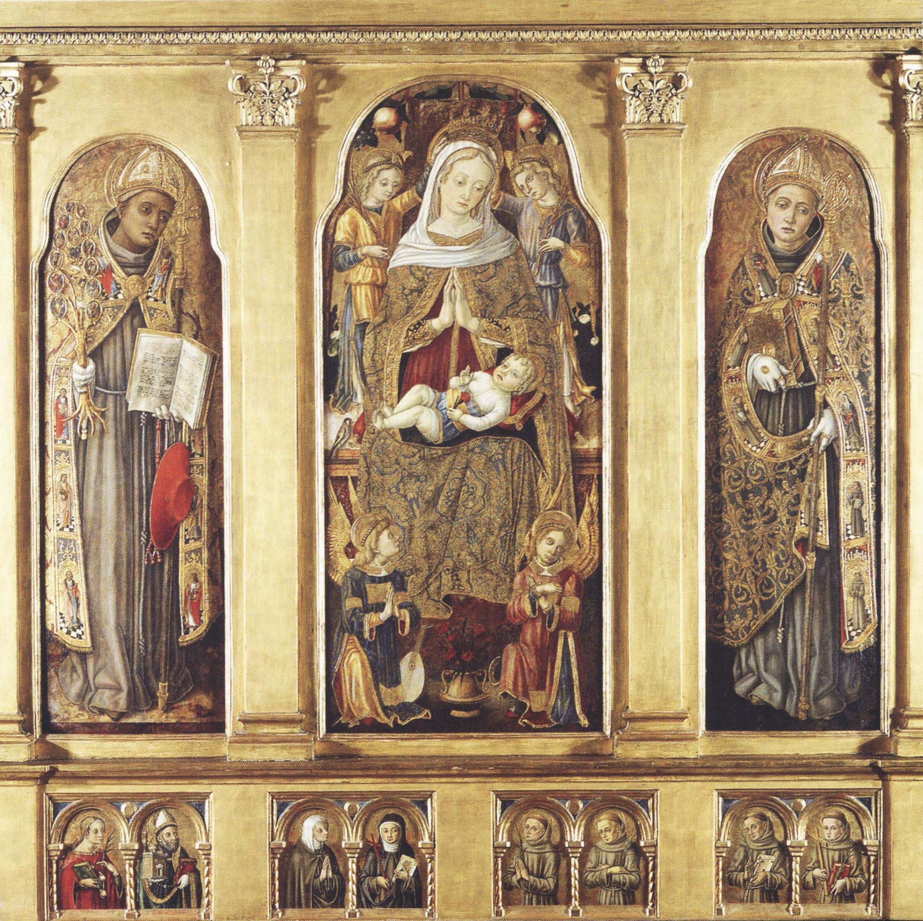 Virgin and Child Enthroned Christmas Cards - Pack of 10