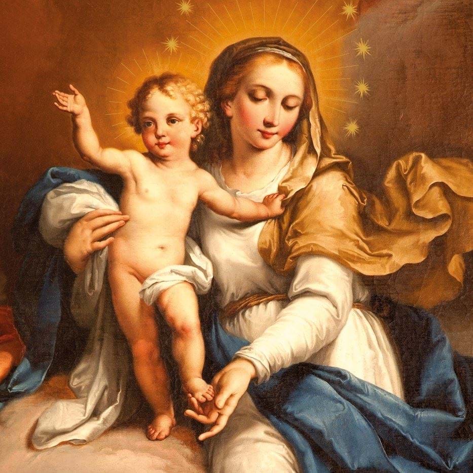 Holy Mary Luxury Christmas Cards - Pack of 8