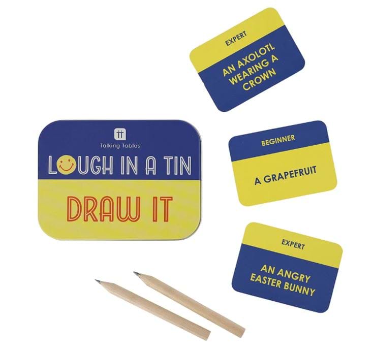 Laugh in a Tin Draw It Game