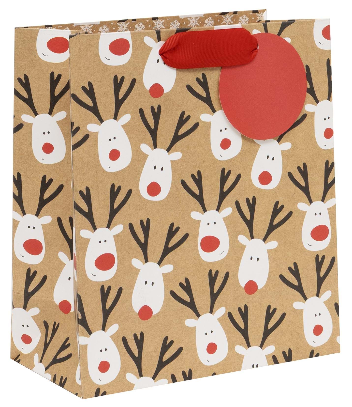 Reindeer Medium Christmas Gift Bag