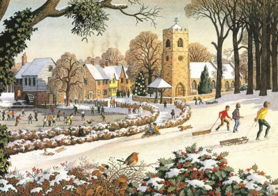 Christmas Time Personalised Christmas Card