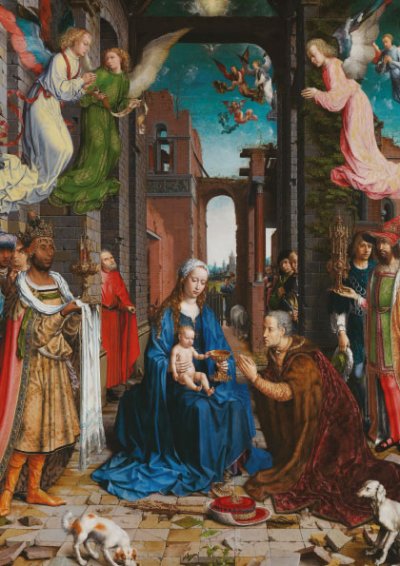 Adoration of the Kings Personalised Christmas Card