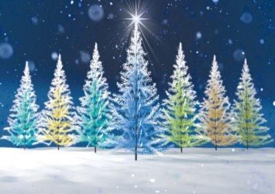 Let it Shine Personalised Christmas Card