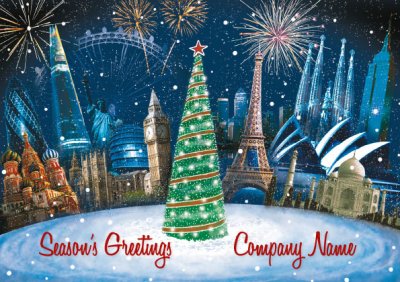 Global Celebrations Personalised Christmas Card