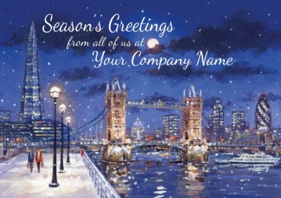 The Thames Personalised Christmas Card