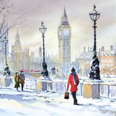 A Chilly Start to the Day - Personalised Christmas Card