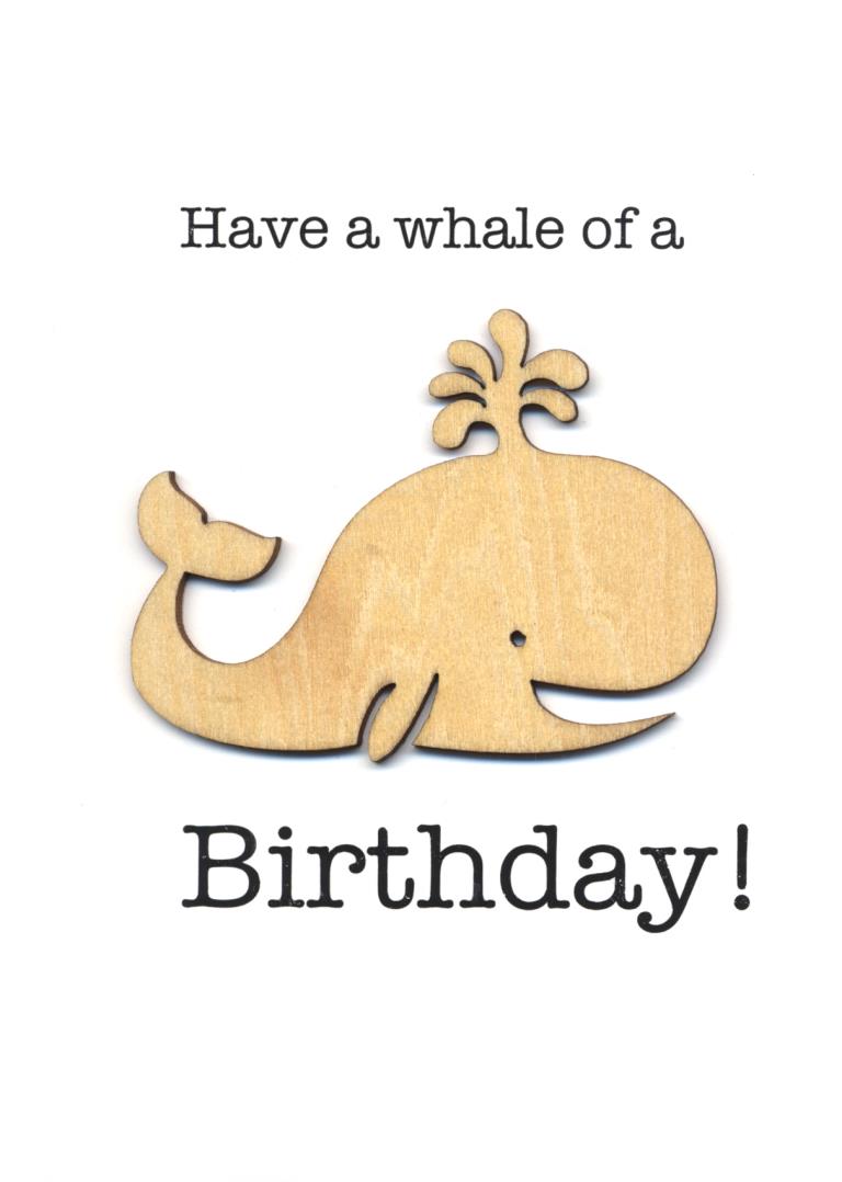 Whale of a Day Birthday Card