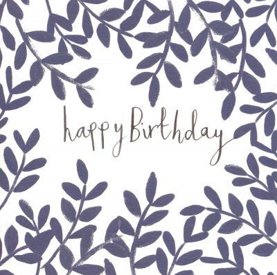 Eucalyptus Birthday Card