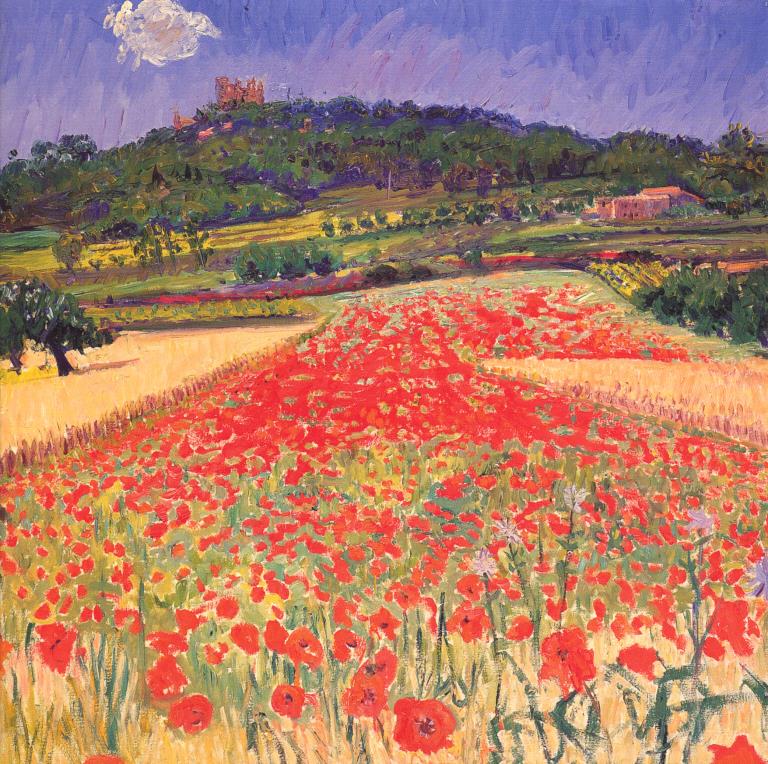 Poppy Fields Greeting Card