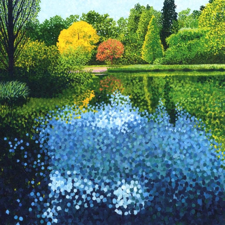 Garden Reflection Greeting Card