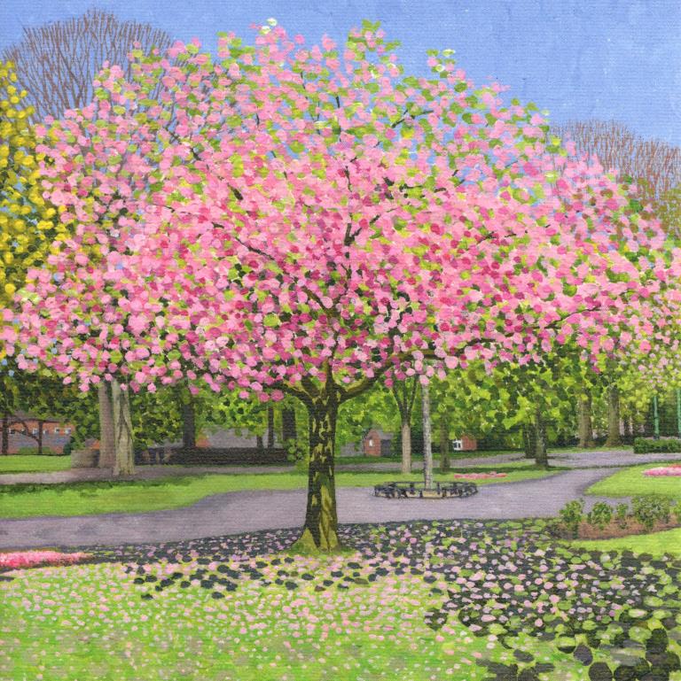 Blossom in the Park Greeting Card