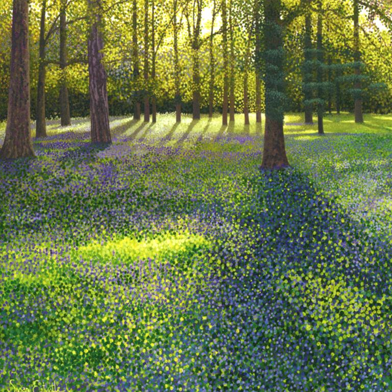 Bluebells at Wisley Greeting Card