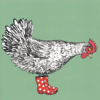 Festival Boots Greeting Card