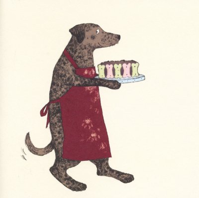 Biscuit Cake Greeting Card