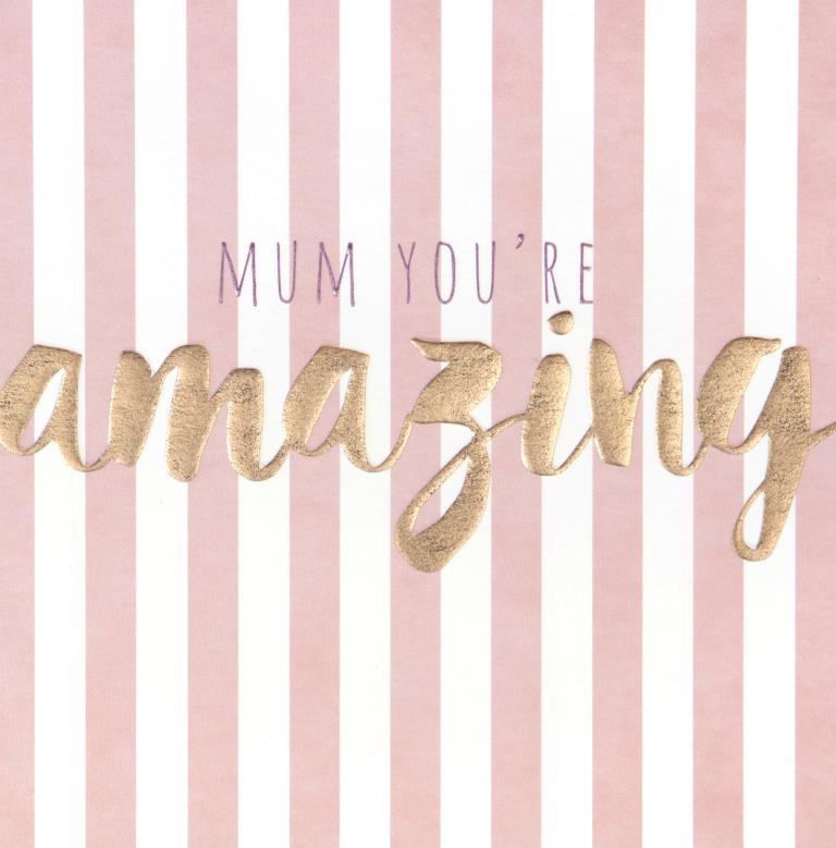 Stripes Mother's Day Card