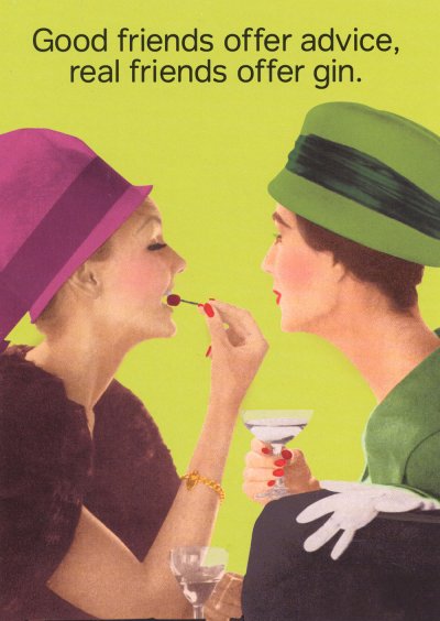 Good Friends Greeting Card