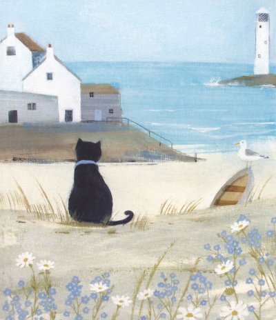 Sea Cat Greeting Card