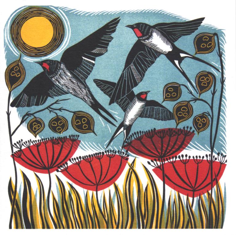 Migration Greeting Card