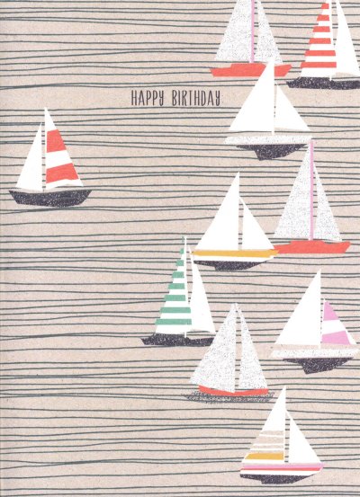 Sails Birthday Card