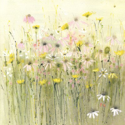 Wild Flower Meadow Greeting Card