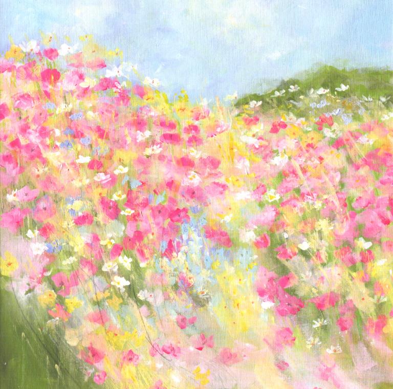 Wild Hillside Greeting Card
