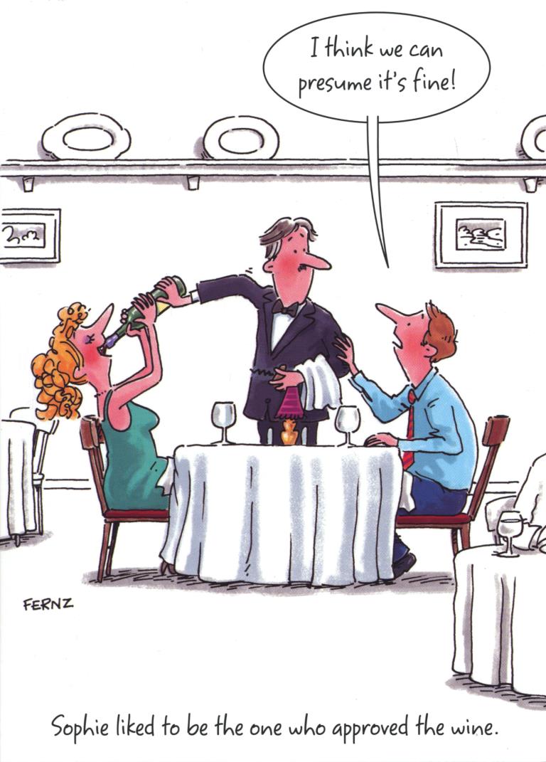 Approve the Wine Birthday Card