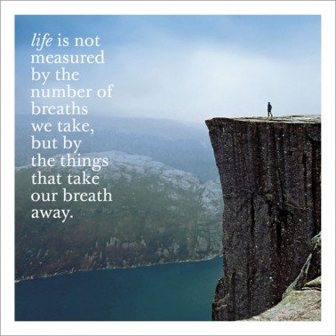 Take our Breath Away Greeting Card