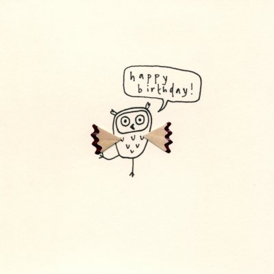 Owl Birthday Card